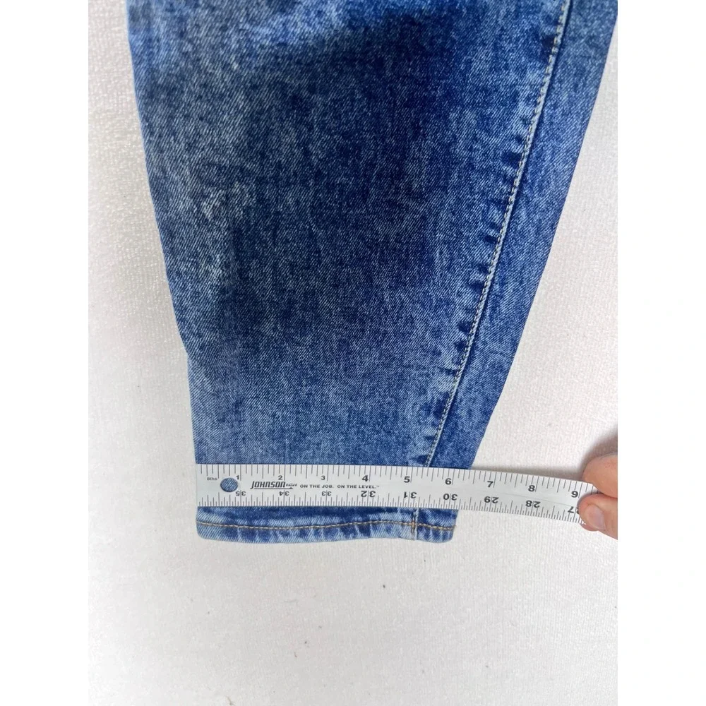 Old Navy O.G.‎ Straight Jeans Womens 4 Blue High Rise Acid Wash Denim 3379